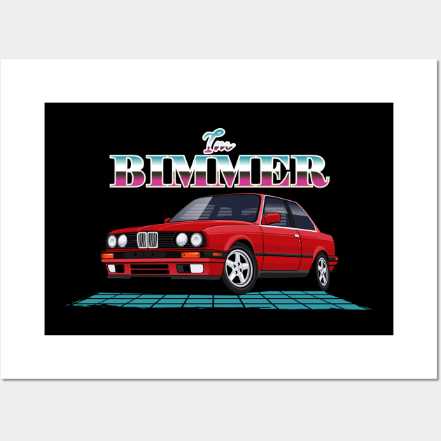 Bimmer e30 Classic Wall Art by masjestudio